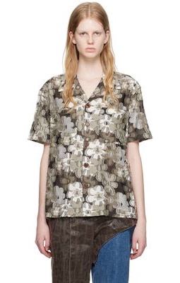 Andersson Bell Khaki Flower Shirt