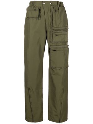 Andersson Bell mid-rise cargo trousers - Green