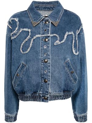 Andersson Bell Mioko Wave denim jacket - Blue