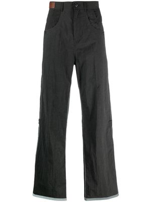 Andersson Bell multi-pocket straight-leg trousers - Grey
