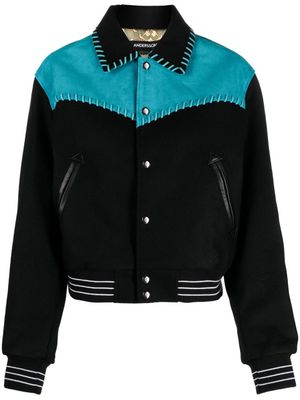 Andersson Bell New Margo Western two-tone bomber jacket - Black