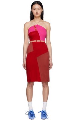 Andersson Bell Red Cotton Midi Dress
