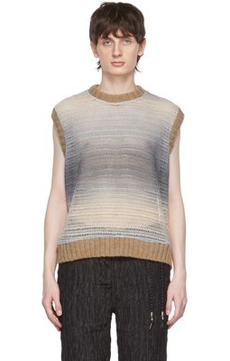 Andersson Bell SSENSE Exclusive Beige Polyester Sweater
