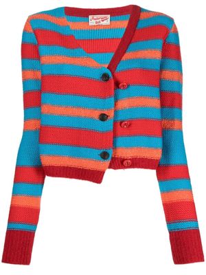 Andersson Bell striped knit cardigan - Blue