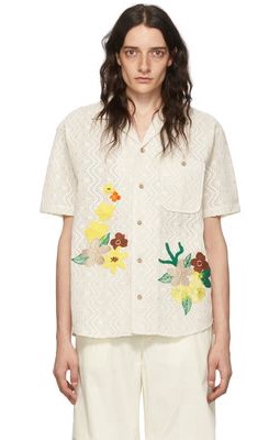 Andersson Bell White Polyester Shirt