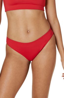 Andie Hipster Bikini Bottoms in Cherry Red