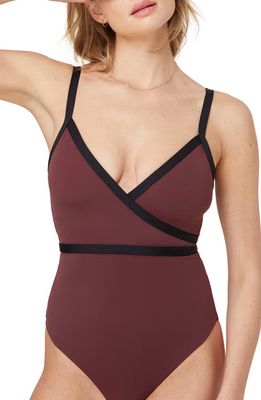 Andie The Cove One-Piece Swimsuit in Cacao