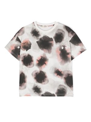 Andorine abstract-print T-shirt - Neutrals
