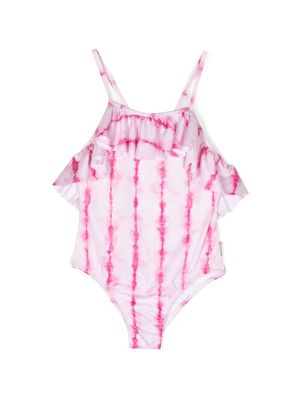 Andorine tie-dye print stretch swimsuit - Pink