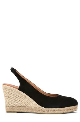 Andre Assous Women's Raisa Wedges in Black Suede