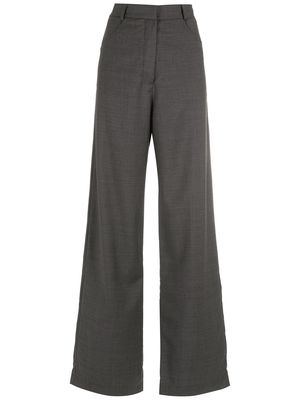 Andrea Bogosian Bateau wide-leg tailored trousers - Grey