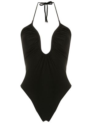 Andrea Bogosian Bivea plunge-neck swimsuit - Black