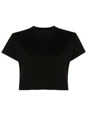 Andrea Bogosian Carina cropped T-shirt - Black
