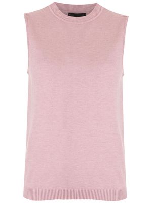 Andrea Bogosian colete badin knitted vest top - Pink
