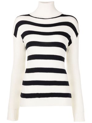 Andrea Bogosian Daily stripe-print jumper - White