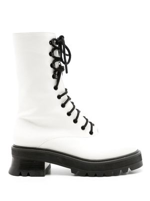 Andrea Bogosian Dayami I leather boots - White