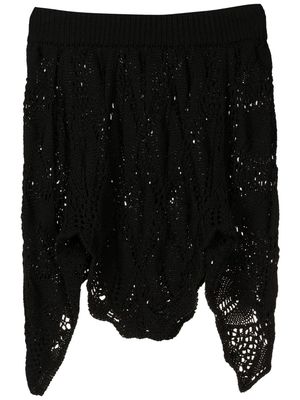Andrea Bogosian Debbie tricot skirt - Black
