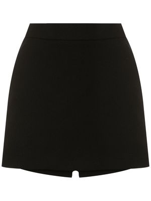 Andrea Bogosian Deni skirt-overlay short shorts - Black