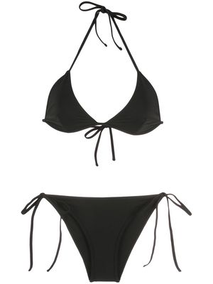Andrea Bogosian halterneck triangle bikini - Black