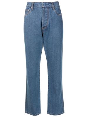 Andrea Bogosian high-rise straight jeans - Blue