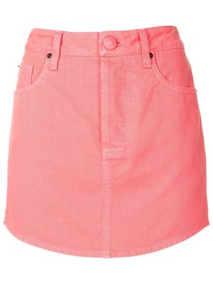 Andrea Bogosian high-waisted denim mini skirt - Pink