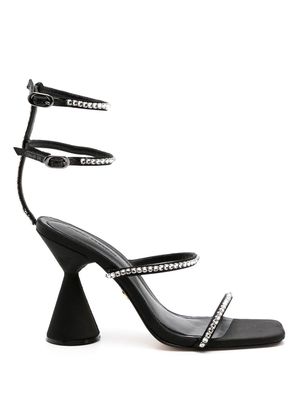 Andrea Bogosian open-toe crystal-embellished sandals - Black