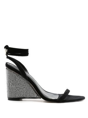 Andrea Bogosian open-toe wedge-heel sandals - Black