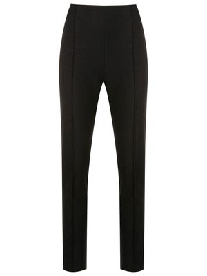 Andrea Bogosian panelled slim-fit trousers - Black
