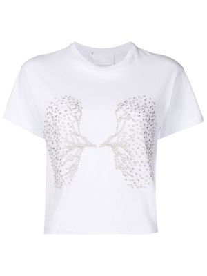 Andrea Bogosian rhinestone-embellished T-shirt - White