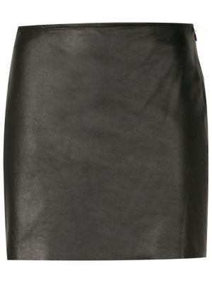 Andrea Bogosian slim-cut mini skirt - Black