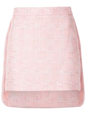 Andrea Bogosian tweed mini skirt - Pink