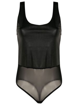 Andrea Bogosian U-neck sleeveless bodysuit - Black