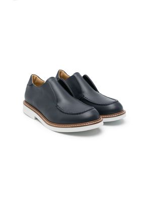 Andrea Montelpare slip-on leather boots - Blue