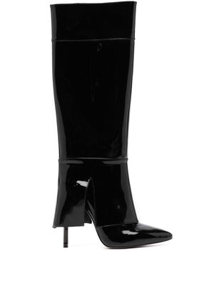 Andrea Wazen Ida 120mm knee-length boots - Black