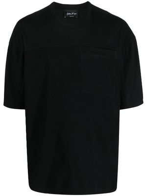 Andrea Ya'aqov chest-pocket cotton T-shirt - Black