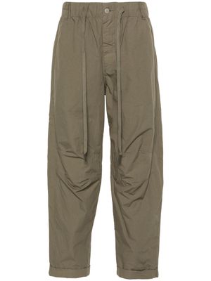 Andrea Ya'aqov cotton cropped trousers - Green