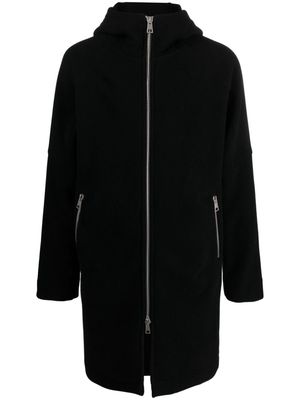 Andrea Ya'aqov hooded zip-up padded coat - Black