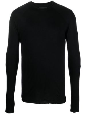 Andrea Ya'aqov long-sleeve bamboo T-shirt - Black