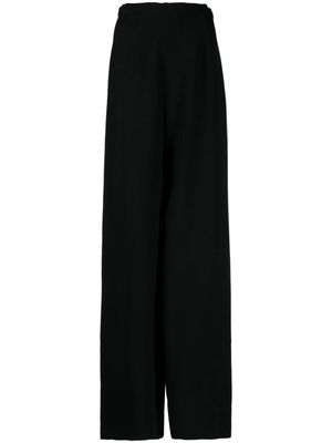 Andrew Gn high-waist palazzo trousers - Black