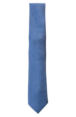 Andrew Marc Kids' Silk Blend Tie in Blue/White