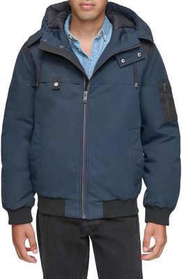 Andrew Marc Wolmar Waxed Insulated Jacket in Ink