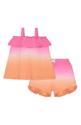 Andy & Evan Ombré Jersey Tank & Shorts Set in Pink Ombre