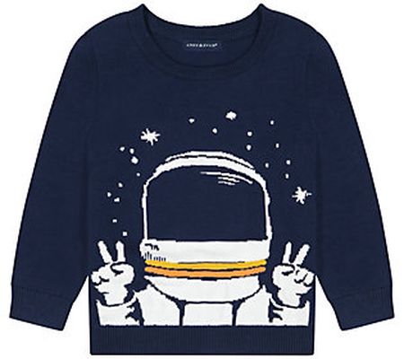 Andy & Evan Space Man Graphic Sweater
