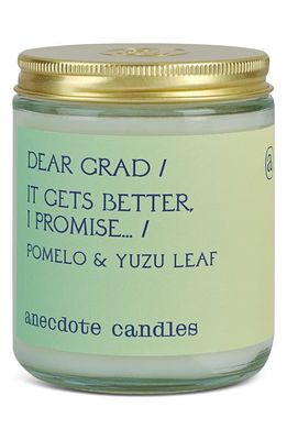 ANECDOTE CANDLES Dear Grad Candle in Green