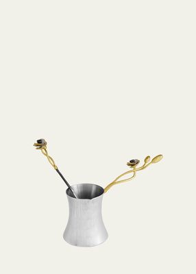 Anemone Coffee Pot With Spoon