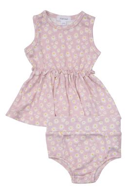 Angel Dear Little Daisy Ribbed Dress & Bloomers Set in Pink