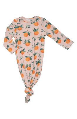 Angel Dear Orange Blossom Print Knotted Gown
