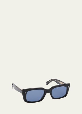 Angular Acetate Rectangle Sunglasses