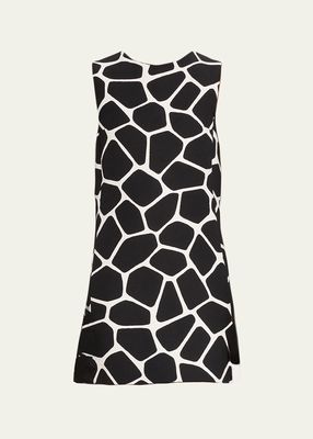 Animal-Print Mini Dress