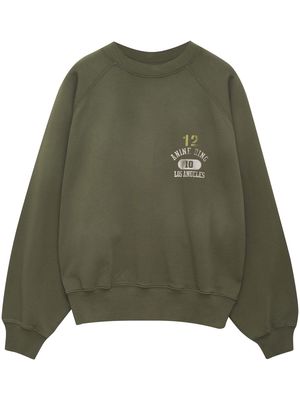 ANINE BING Archer logo-print sweatshirt - Green